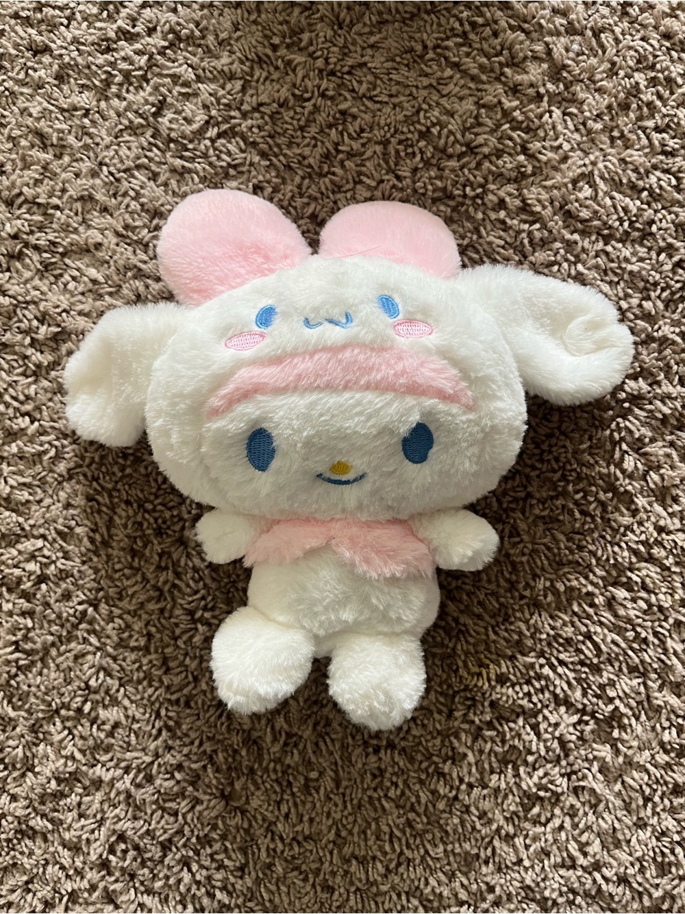 Sanrio My Melody Cinnamoroll 20th Anniversary Costume Plush Mascot Toy